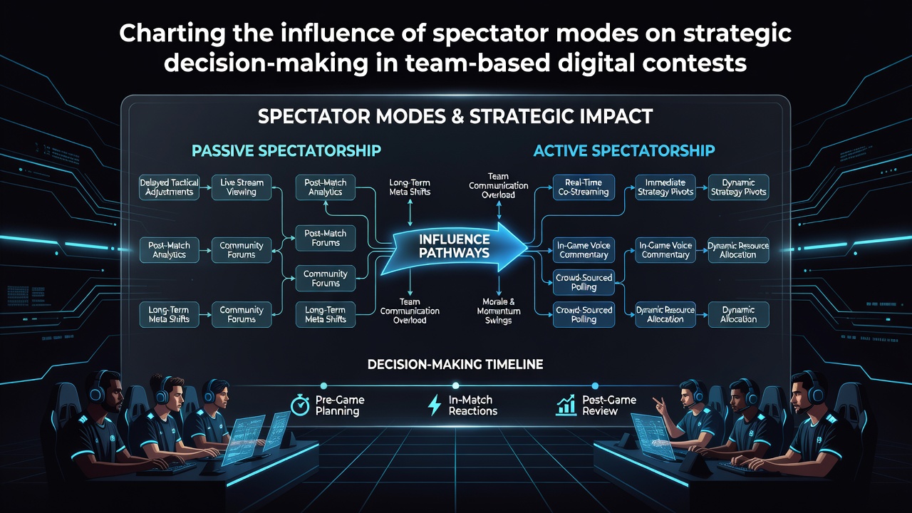 Spectator mode interface displaying multiple camera angles during a team-based digital contest