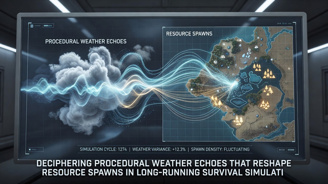 Detailed analysis of weather echo impacts on spawn locations within simulation maps