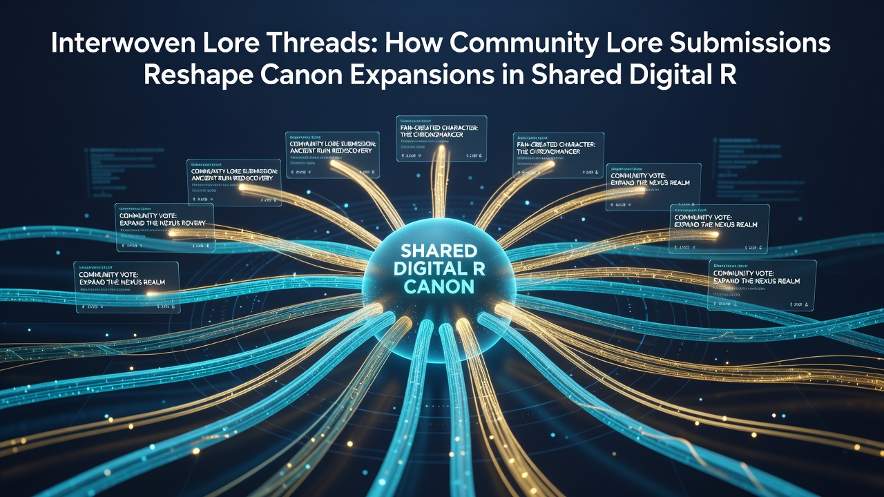Digital realm map highlighting player-submitted locations integrated into official canon